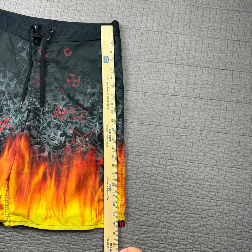 Y2K Hurley Mens 36 Board Shorts 11